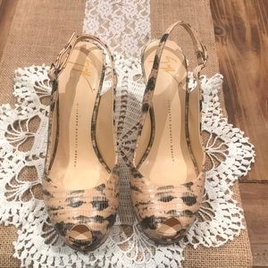 Giuseppe Zanotti Design Peep Toe Heels Size 6/36M